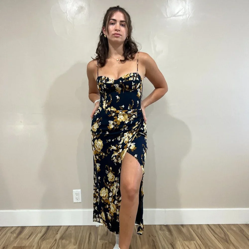 kourtney maxi dress Kourtney Tiger Print Long Maxi Dress, XL